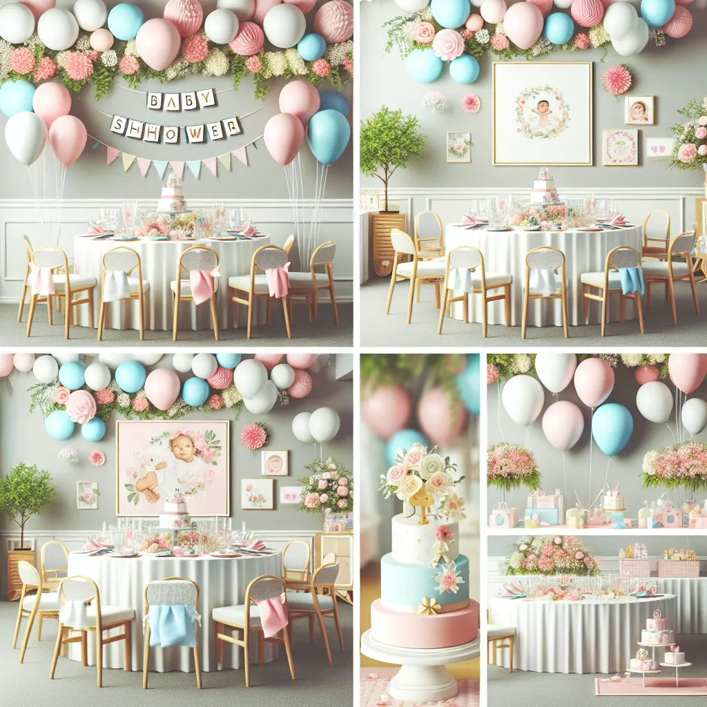 Pomysły na dekoracje do Baby Shower