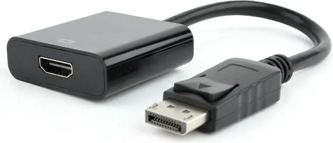 Gembird Kabel Adapter Displayport(M Hdmi(F 10Cm, Czarny, Blister – Ab-Dpm-Hdmif-002