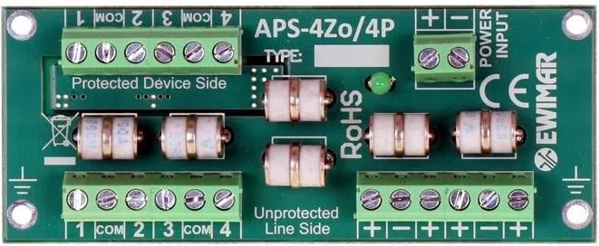 Ogranicznik Przepięć Systemu Alarmowego Aps 4Zo/4P