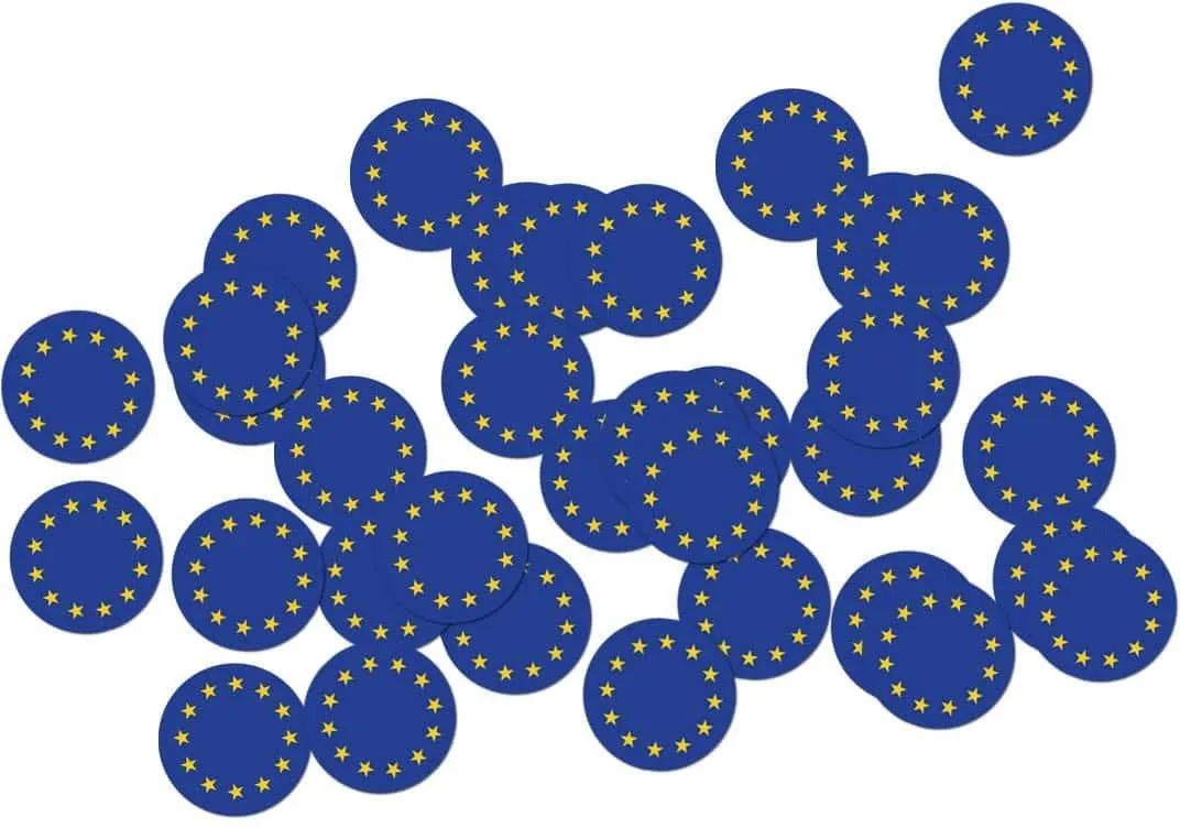 Congee Konfetti Flaga Unii Europejskiej 36Szt