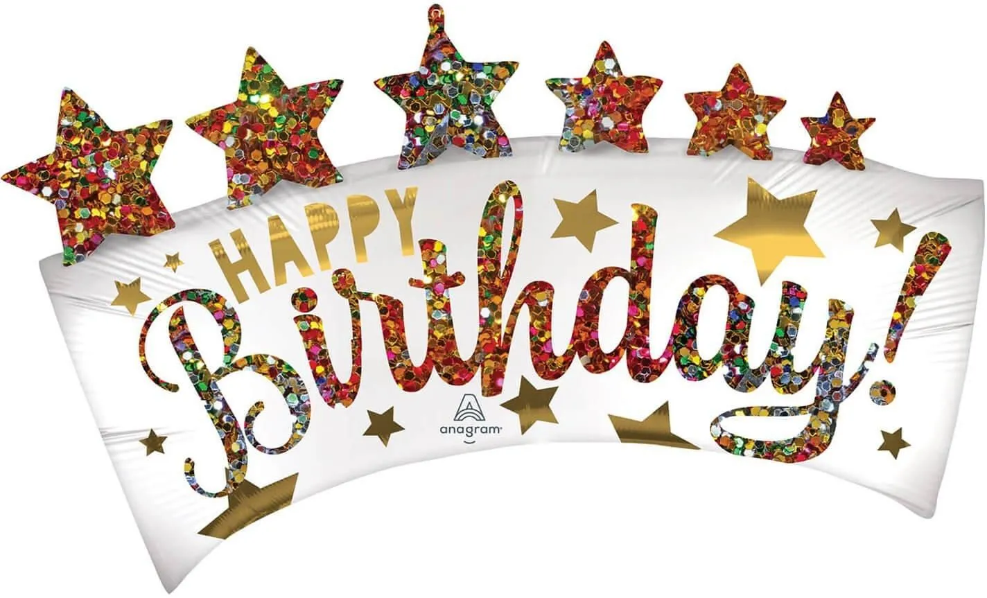 Amscan Balon Foliowy Happy Birthday! Cm 1szt